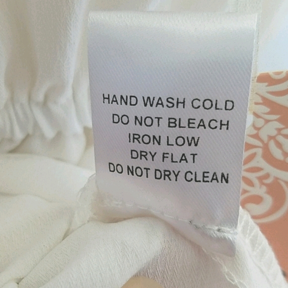 Ruffle Wrap Top Small White NWT - Picture 10 of 10